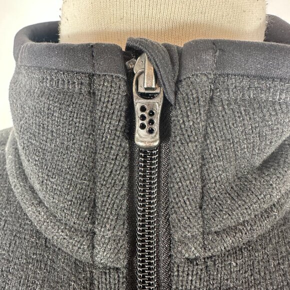 New Patagonia Women M Full Zip Fleece Polartec Vest Pockets Black Lightweight - Picture 5 of 11